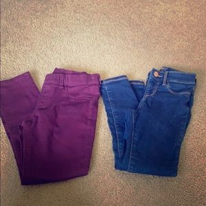 Girls skinny jeans bundle